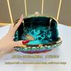 Fashionable Diamond Encrusted Handbag With Exquisite Chain Handle