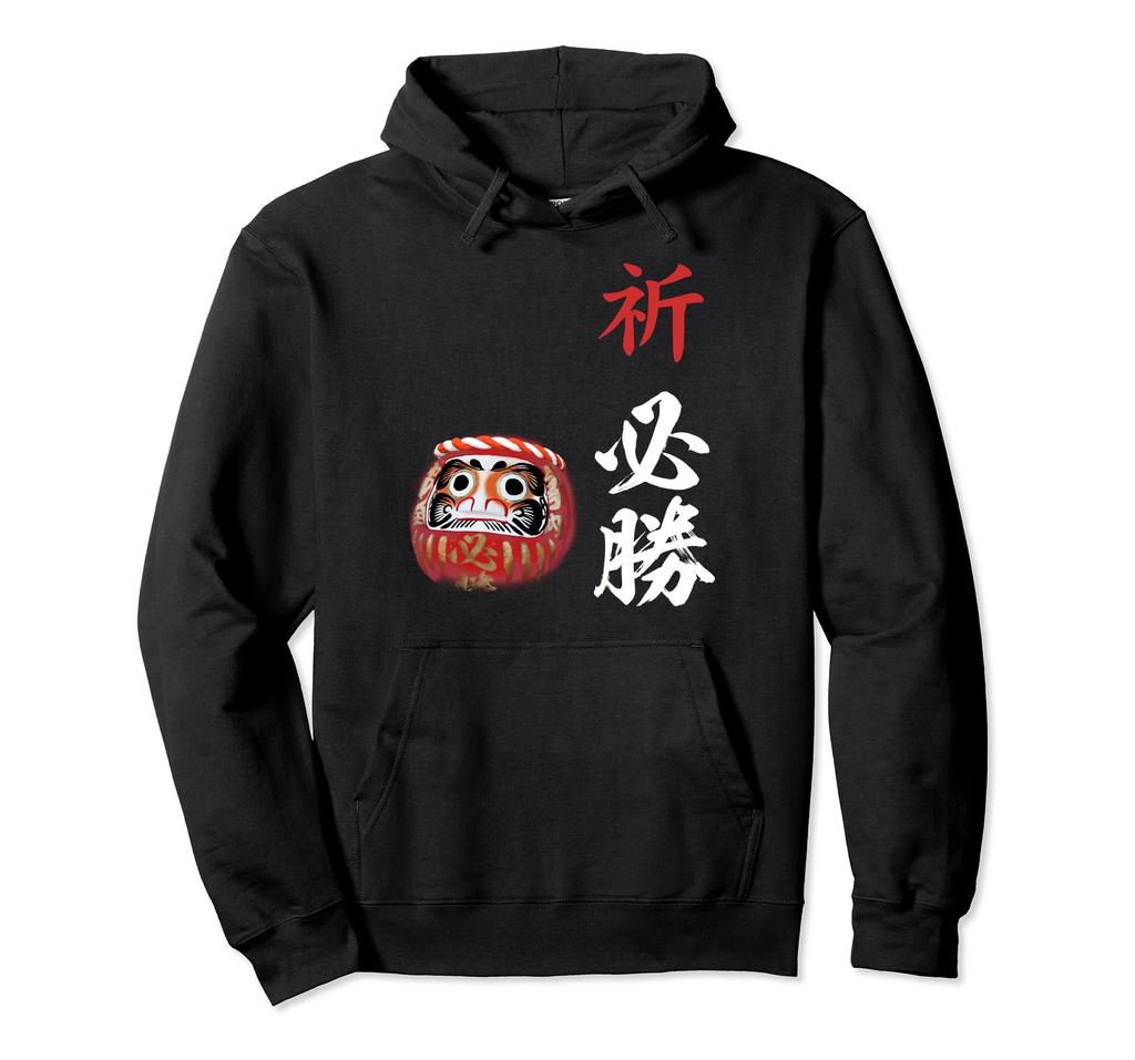 Victory Daruma Twisted Headband Election Support Hoodie