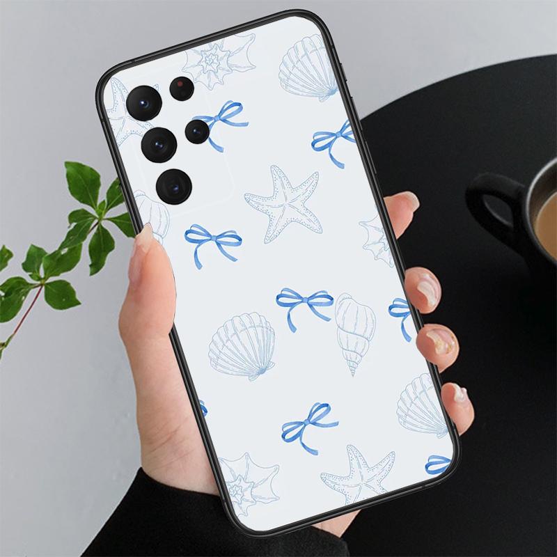 Phone Case For Samsung A17 A55 A16 A56 A35 A15 A53 A54 A33 A34 A25 A05S A52 A52S A07 A26 A06 Ocean Starfish