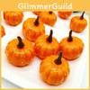 12pcs Artificial Mini Foam Pumpkin Simulation Props Perfect For Halloween Party Decoration