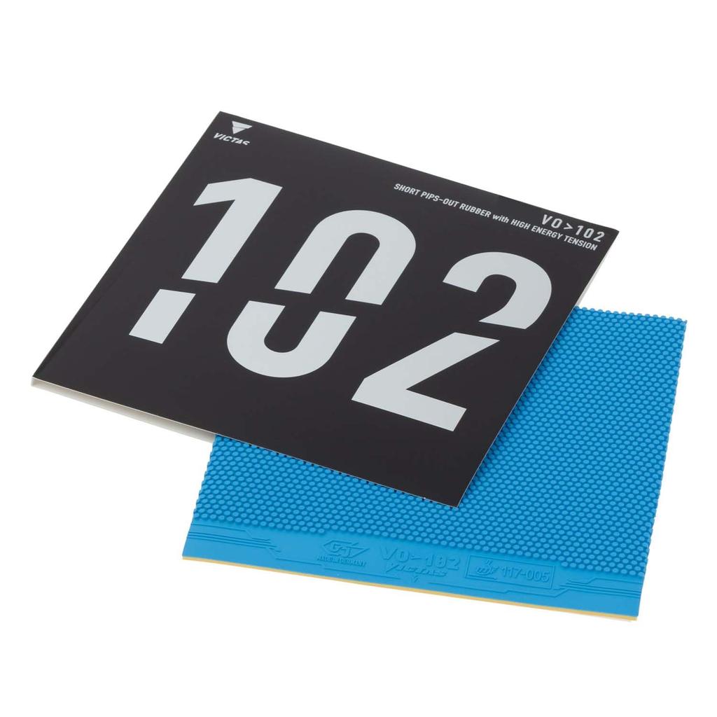 VICTAS Table Tennis Rubber, High Energy Tension, VO>102, Blue, MAX 020222