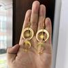 Jun'an Bohemian Sun and Moon Star Earrings Collection