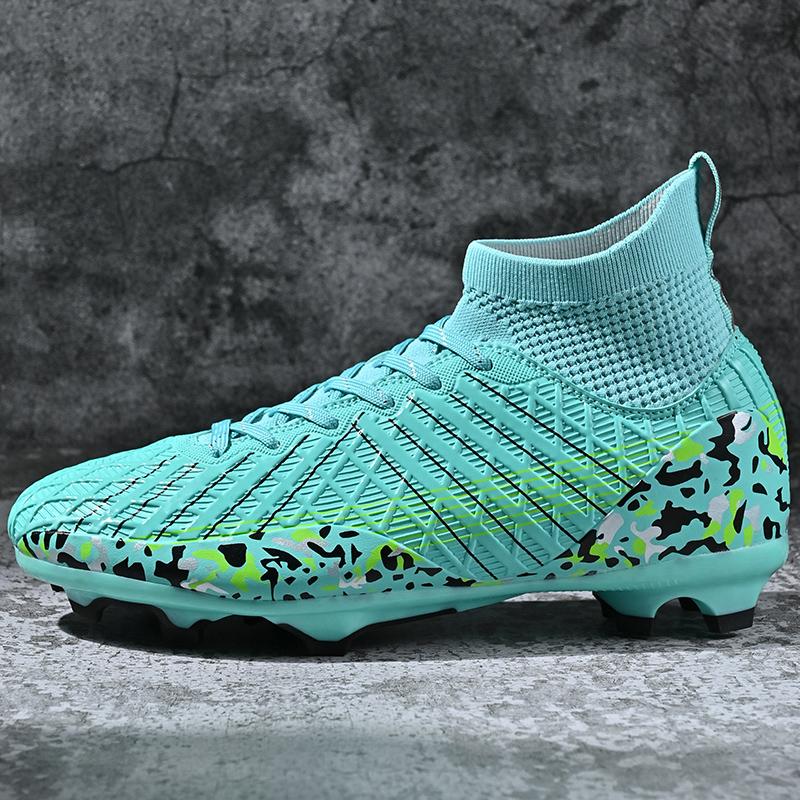 34-45unisex Football Shoes Large PVC Football Shoes Men's Training Special Children's Long Nails AG Children Game Training Football Shoes