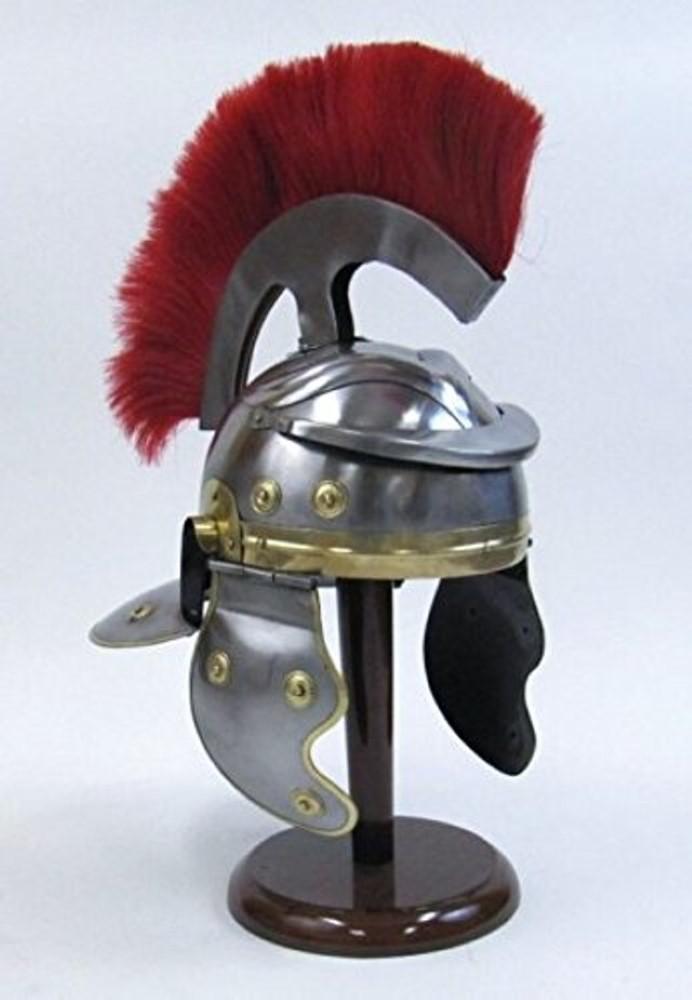 Medieval 18G Mild Steel Roman Imperial Gallic Centurion Armor Helmet