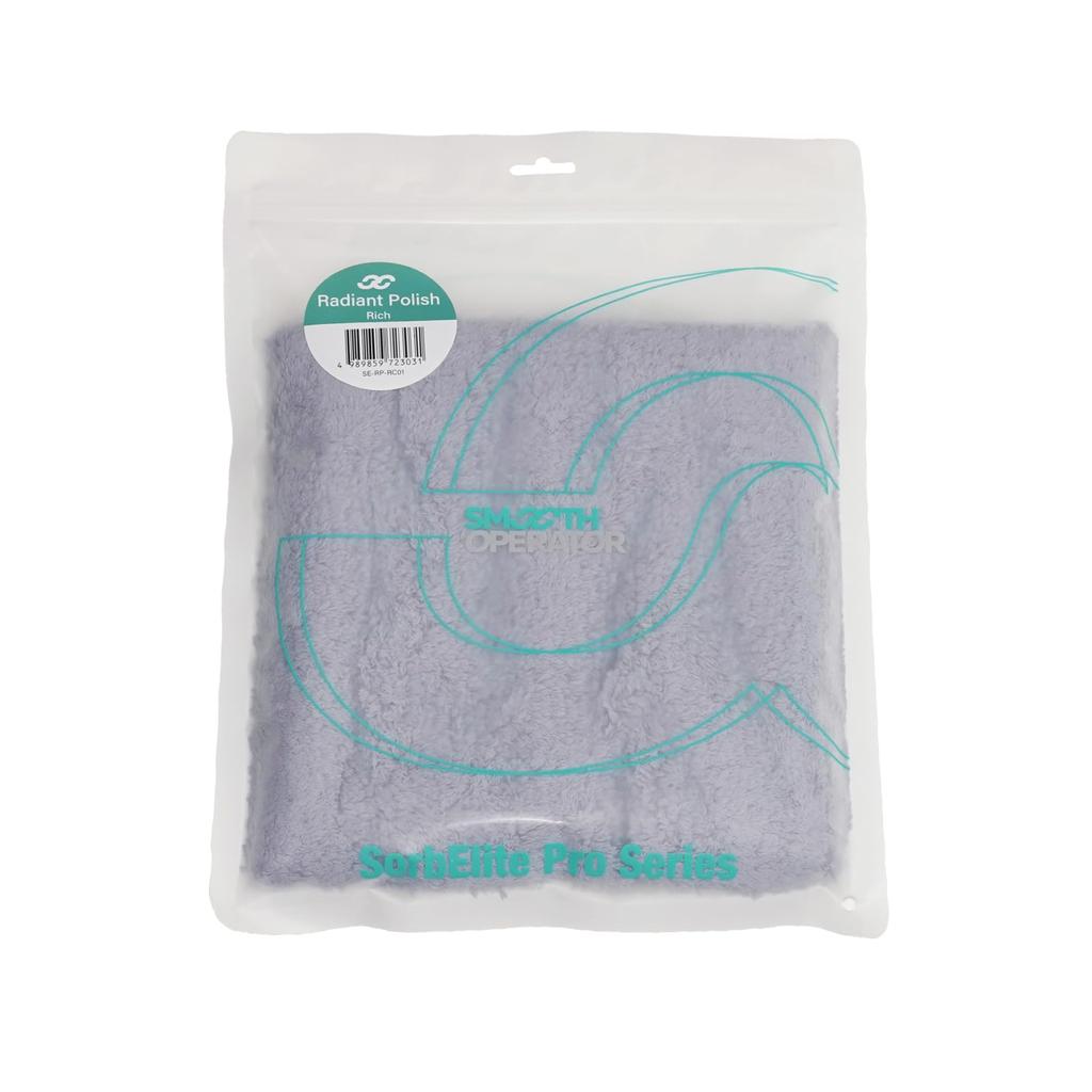 Smooth Operator Premium Microfiber Edgeless Car Wash Radiant Polish Rich X for Wax and and Towel, (40cm 40cm), Coatings, Wiping, Polishing, SE-RP-RC01