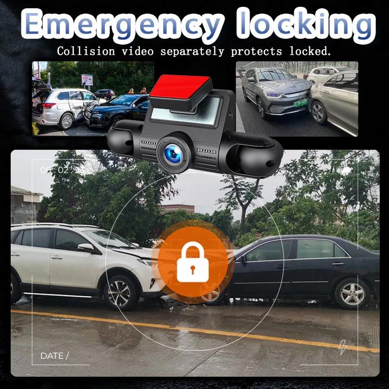 3/4 Channels Car DVR New 1080P HD Dash Cam for Cars Video Recorder Night Vision 2.0 Loop Recording Black Box Car Assecories