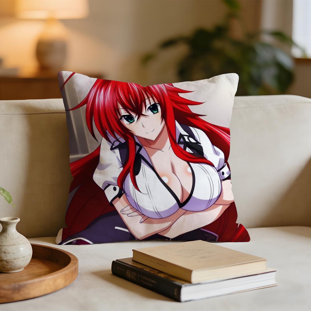 

Hot Anime HHigh School DxD Cushion Cover Short plush pillowcase for bed sofa carwashable 30x30cm