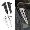 2Pcs Car Exterior Side Air Vent Trim Sticker Side Fender Cover for BMW X3 X4 G01 G02 2018 - 2022 Shark Gills Flow Accessories
