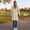 Women's Knit Cardigan Casual Long Sleeve Open Front Sweater for Fall Winter