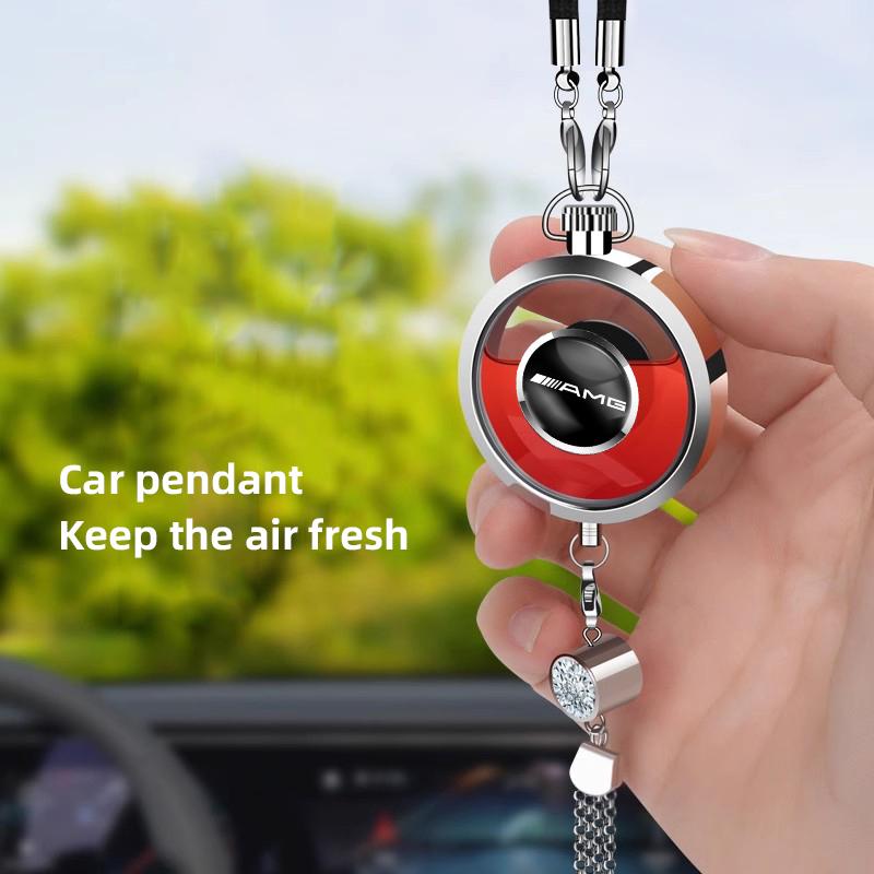 Car Perfume Pendant Air Freshener Hanging Perfume Bottle Diffuser For Benz AMG Sprinter GLC W126 GLS EQB GLK GLE A180 W206 W124