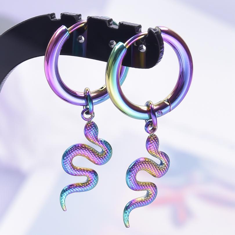 High Quality Aretes Stainless Steel Earrings For Women Men Punk Accessories Ear Piercing Fashion Kpop Jewelry Pendientes Mujer