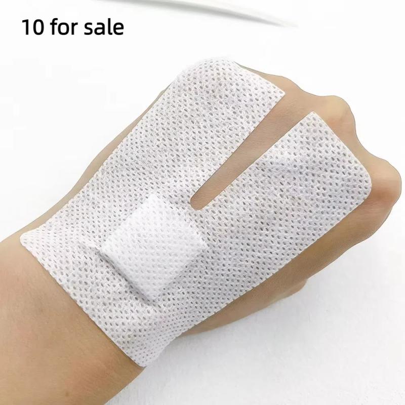 5/10/15Pcs 6*8Cm U Type Self Adhesive Wound Dressing Spunlace Dressing No Sterile Iv Cannula Fixed Dressing Non Woven Film