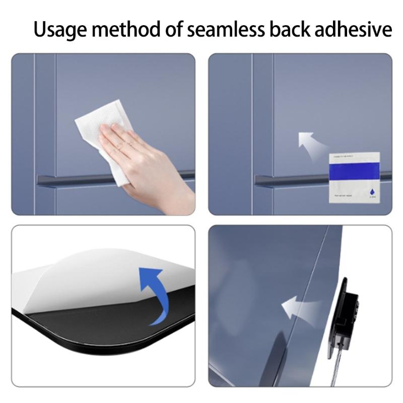 Multifunctional Child Safety Cabinet Locking Password Lock Child Proof Fridge Lock set for Fridge Door Cabinets Drawers