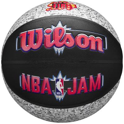 Wilson NBA Jam Indoor-Outdoor Ball, Unisex Black Basketball