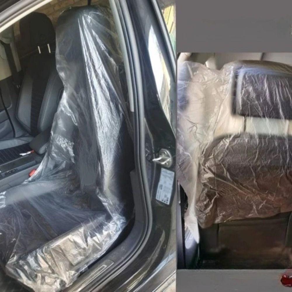100pcs Universal Size Disposable Car Seat Covers Car Maintenance Seat Covers Car Maintenance