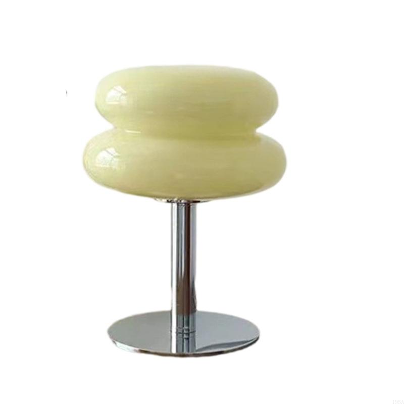 USB Powered Adjustable Brightness Glass Mushroom Night Light Nordic Style Desk Lamps for Living Room Bedroom Decor