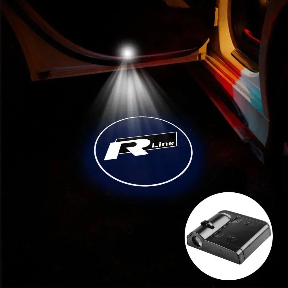 LED Light Car Door Projector HD Welcome Light For VW Volkswagen Golf Sagitar Tiguan Touareg Scirocco Passat Variant B8 Touran