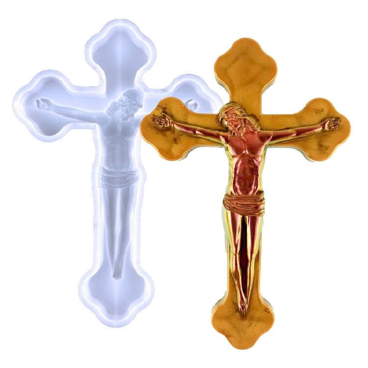 Stereo Cross Epoxy Casting Mould for Wall Hanging Mount Decor DIY Crafts