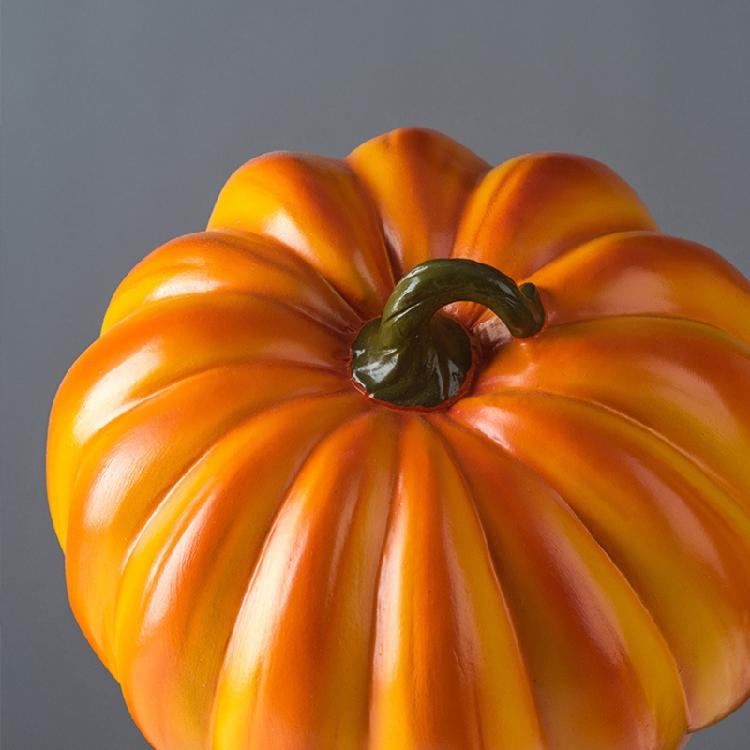 Halloween Pumpkin Figurine Resin Art Statue Festival Party Dining Table Decor