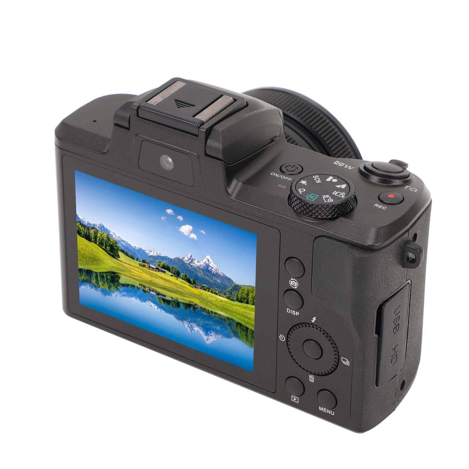 

5K Digital Camera Autofocus 5X Optical Zoom 6 Axis Stabilization 3.2inch IPS Display 64MP Vlogging