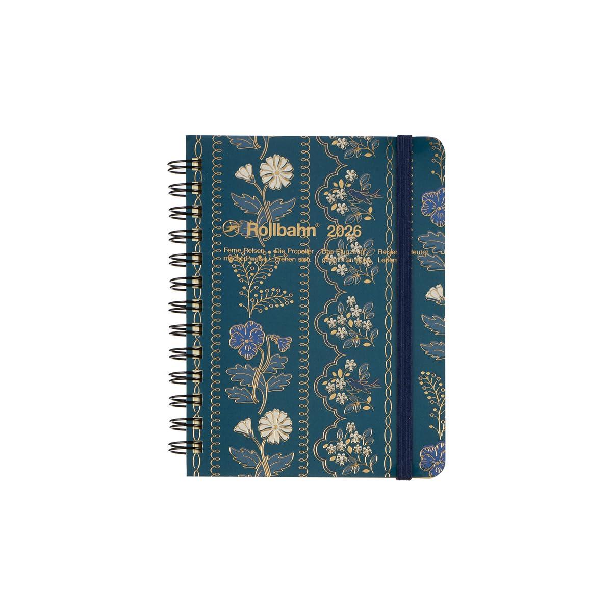 

Delfonics Planner 2026 Edition (Starts October 2025) Rollbahn Lace Diary, Medium, Monthly Schedule Book (Dark Green)