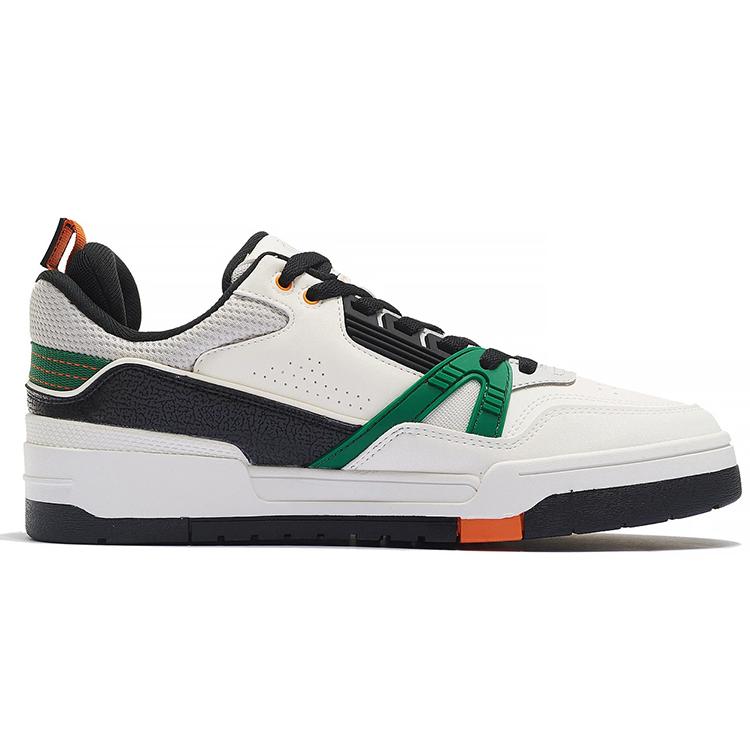 Li Ning 001 BTC Textile, Synthetic Leather Cushioning Slip Resistant Abrasion Resistant Low top Sports Casual Shoes AGCS103-4