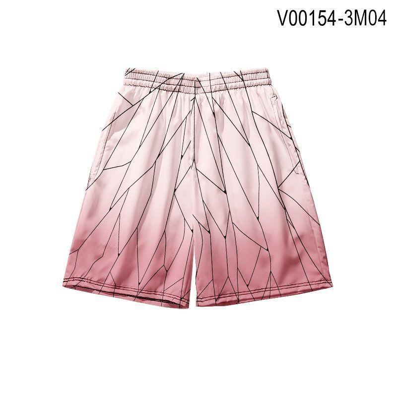 Cosplay Anime Demon Slayer Szorty Szkolne Cos Kamado Tanjiro Nezuko Agatsuma Zenitsu Tomioka Giyuu Szorty Plażowe z Nadrukiem