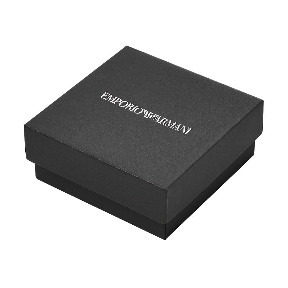Emporio Armani Stainless Steel Pendant Stainless No Gemstones Men's Two-Tone Necklace, EGS3073040, Length 525mm, Width 12.6mm, Height 29mm, Steel,