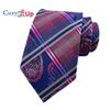 3.15" Fashion Striped PaisleyTies Mens Plaid Flower Necktie for Wedding