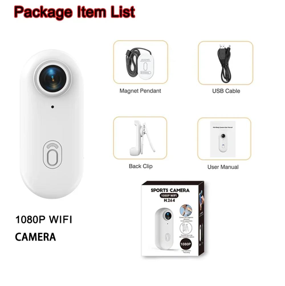 4K /1080P Motorcycle Mini Recorder Finger WIFI Action Camera Lightweight Motorcycle Road Sport Cam Bicycle Vlog Pet Body Camera