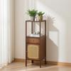 Plant Stand with Cabinet Compact Storage Drawer areaSaving