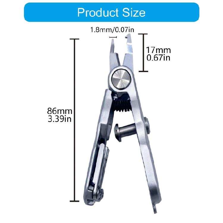 Professional Fishing Line Cutter Line Clippers with Line Cutter Rings Opener Compacts Size For Fishing Braided Line