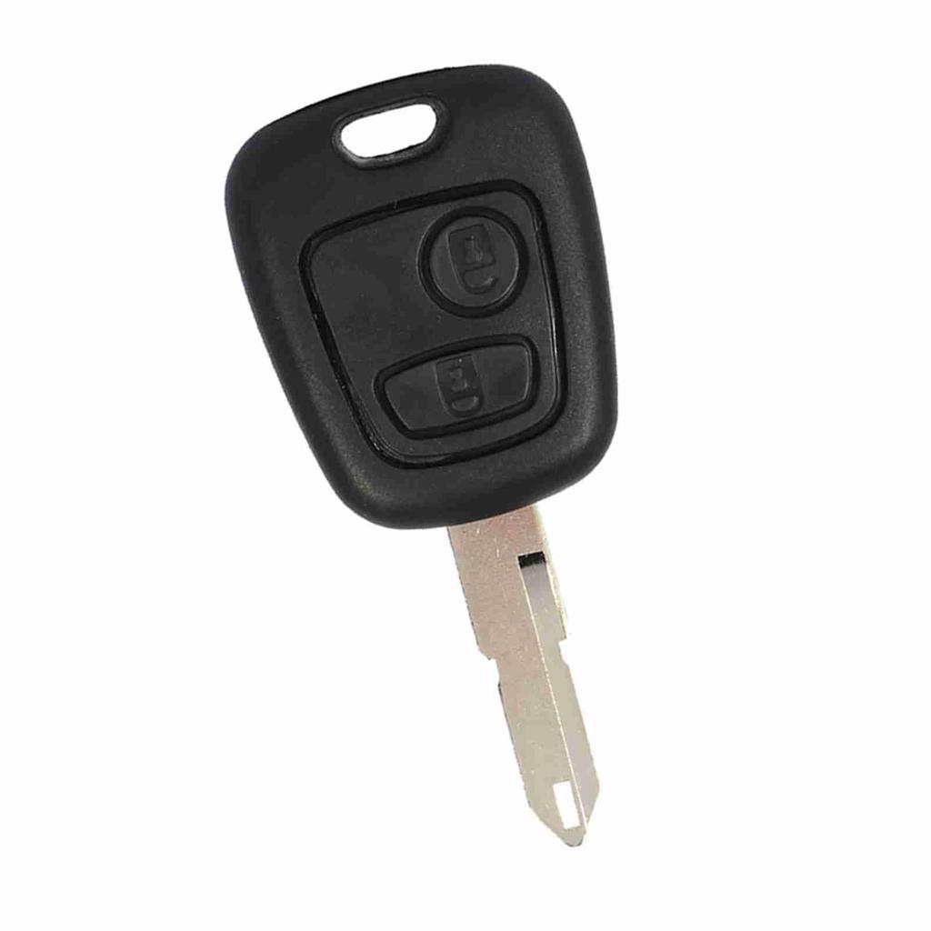 2 Tasten Unbearbeitete Leere Klinge Fernbedienung Auto Schlüssel   für   206
