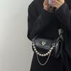 IELGY lock love chain cylinder bag, high-end shoulder messenger bag