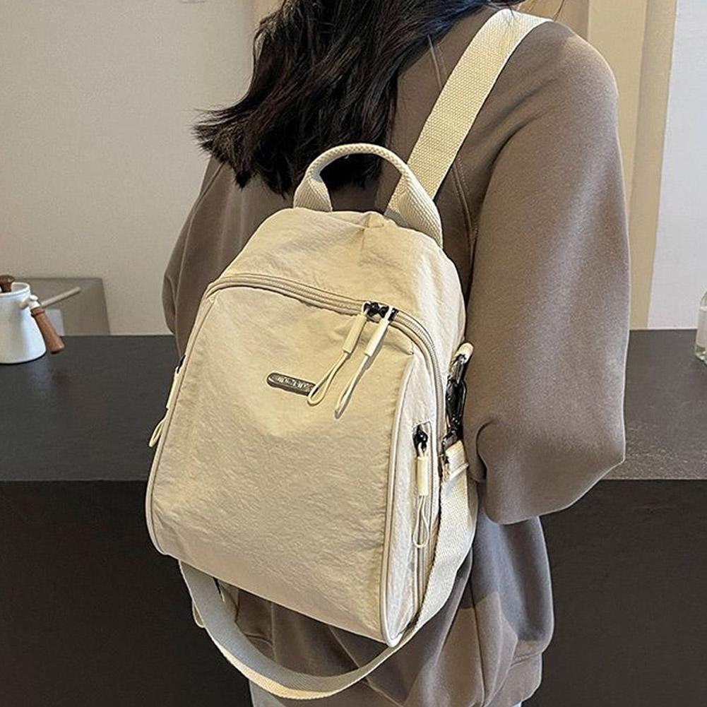 Fashion Oxford cloth Backpack Large capacity Commuting Travel Backpack Lightweight Unisex Shoulder/Handheld Bag Schoolbag
