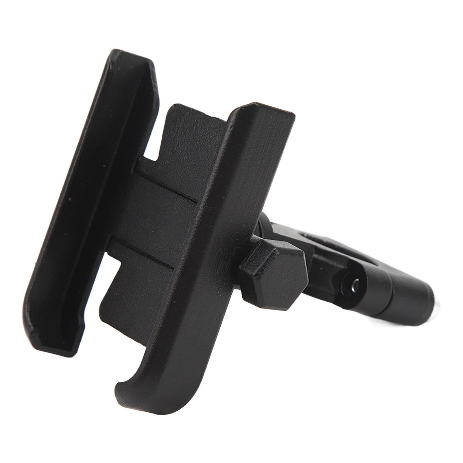 

Bike Phone Bracket Handlebar Metal Phone Clamp 360 Degrees Rotation Cushion Padding Anti Shake Quick Release Easy чёрный