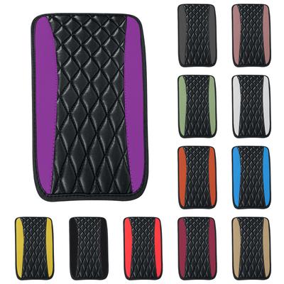 Upgraded Car Center Console Cover,Microfiber Leather Car Armrest Cover Cushion ,Universal Car Armrest Storage Box Car Interior Accessories