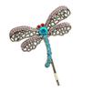 Horror Movie Fantasy Crystal Dragonfly Hair Clip Brooch For Girls Cute Animal Hairpin Beautiful Retro Hairpins