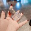 Exquisite Rhinestone Perfume Bottle Creative Refillable Spray Bottle Perfume Dispenser  Home Decor