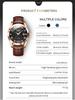 Men's Fashionable Waterproof Quartz Watch with Calendar & Luminous Features