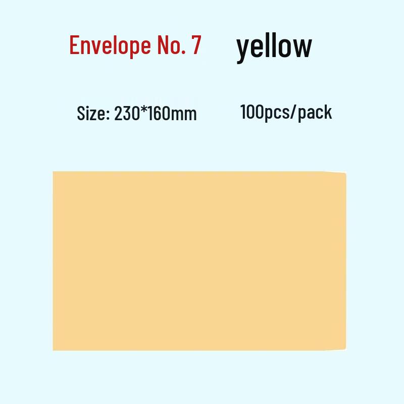 SEE KEAN Kraft Paper Blank Office Envelopes