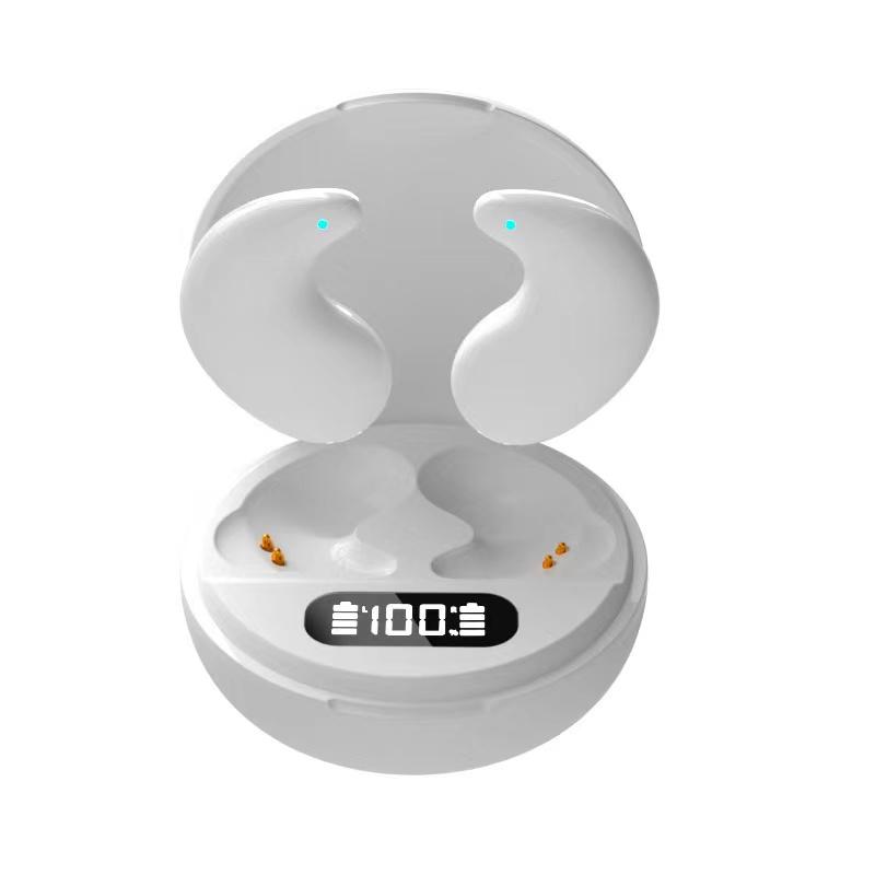 Sleep Invisible Earbuds Tiny Mini Headphones Hidden Noise Cancelling TWS Wireless Headsets Sports Stereo Bluetooth 5.3 Earphone