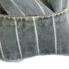 OZONE ROCKS made in Japan stripe Denim Jacket L Gray Men's Used