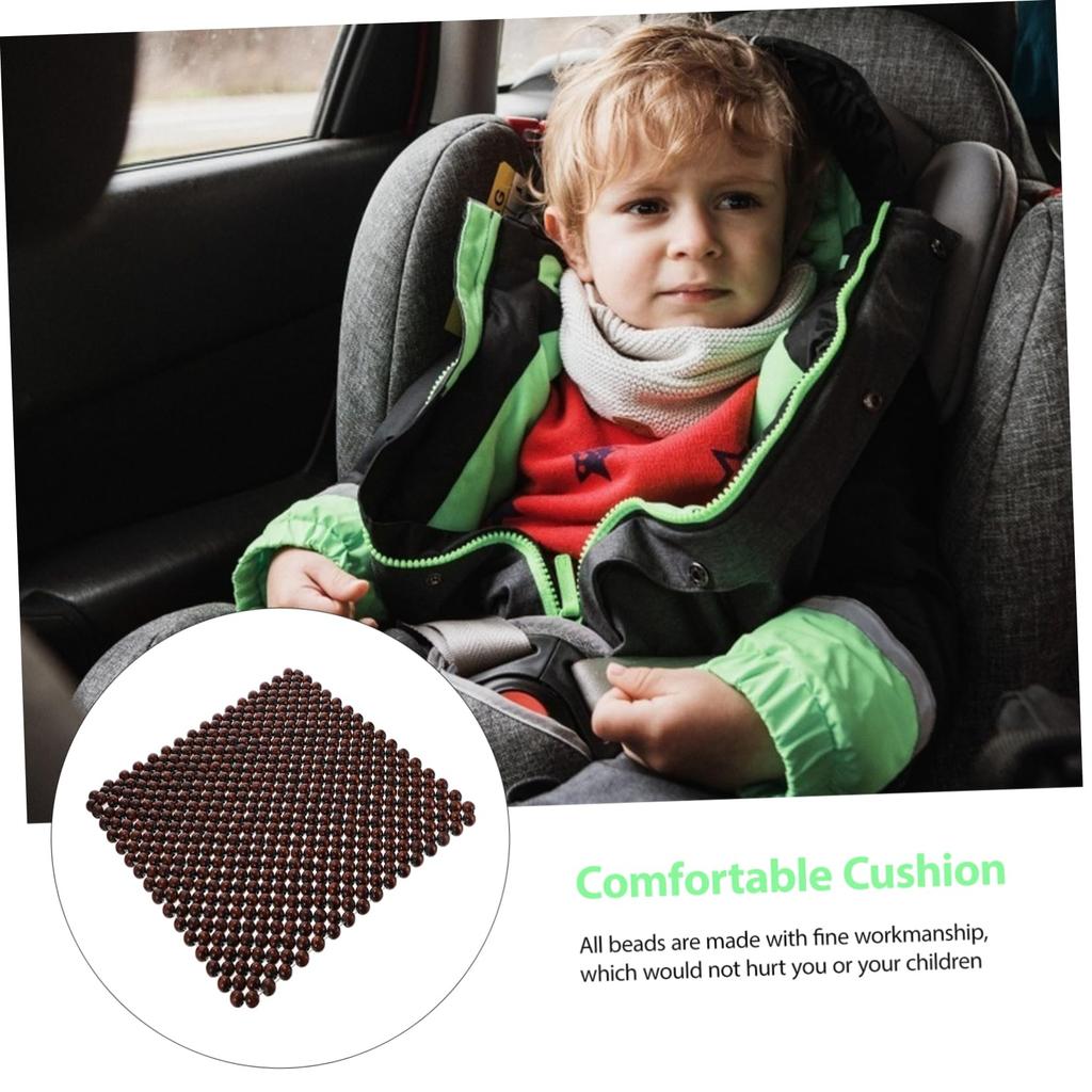 LIFKOME Wooden Bead Comfort Car Seat Wood Bead Seat Wood Bead Seat Wood Bead Auto Seat Car Seat Cushion, Cushion, Cover, Pad, Cover, Cushion, Cushion,