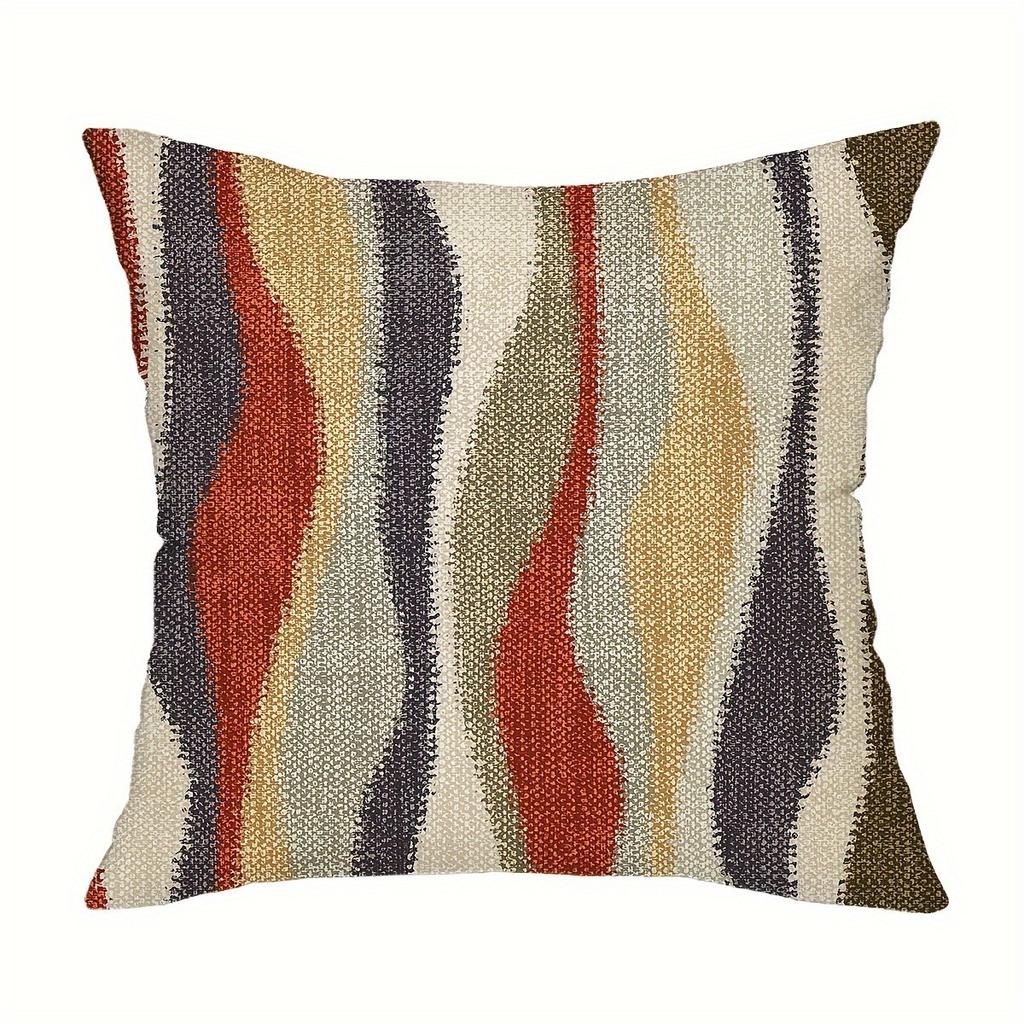 Moderne Mode schlichtes geometrisches Musterdruck Kissenbezug Wohnzimmer Sofa Kissenbezug Schlafzimmer Zimmer Heimdekoration