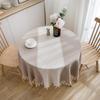 Japanese Cotton Linen Tablecloth - Fresh, Artistic, Round & Rectangular Options
