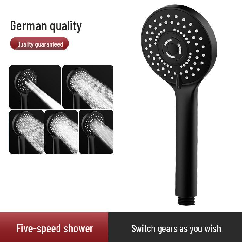 

Handheld Shower Head Set, Pressurized Water Heater Yuba Bath, Flower Sun Design