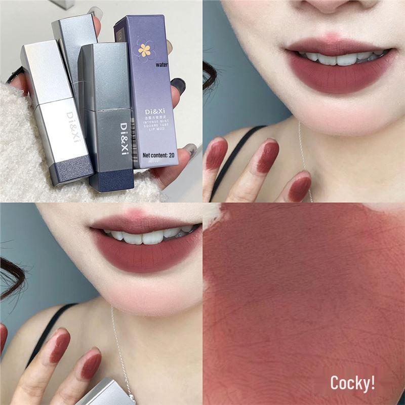 

DI&XI Помада-блеск с бархатистым матовым финишем, стойкая, эффект плотного тумана Standard