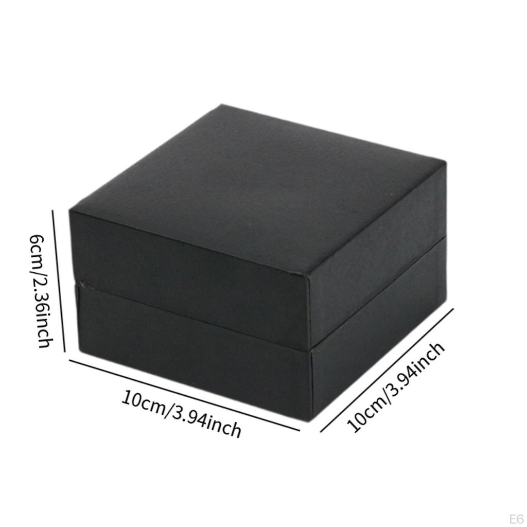 Single Watch Gift Box Mens Case Anniversary Lightweight Compact Elegant Jewelry Storage