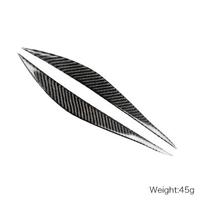 Carbon Fiber Style Headlight Eyebrows Sticker for BMW 3 Series F30 320i 316i 2013-2015